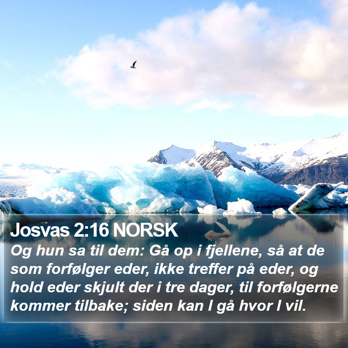 Josvas 2:16 NORSK Bible Study