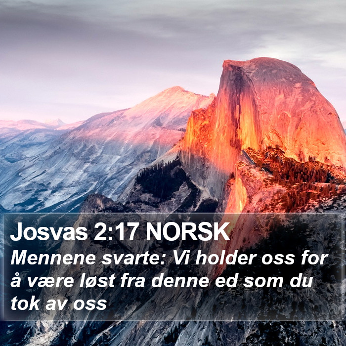 Josvas 2:17 NORSK Bible Study