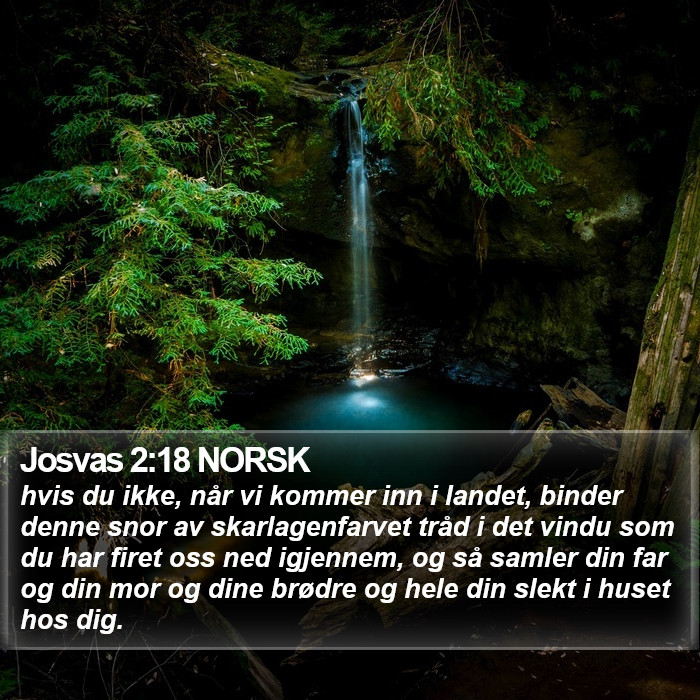 Josvas 2:18 NORSK Bible Study