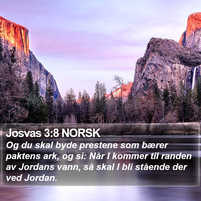 Josvas 3:8 NORSK Bible Study