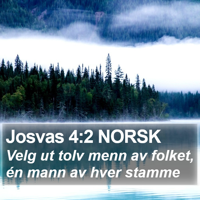 Josvas 4:2 NORSK Bible Study