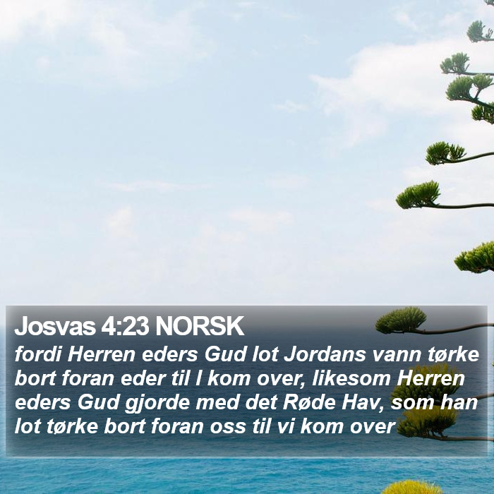 Josvas 4:23 NORSK Bible Study