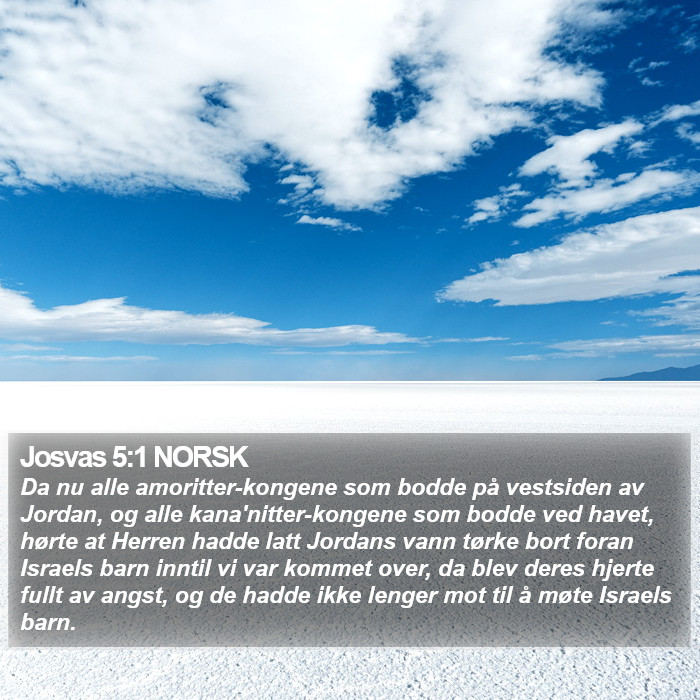 Josvas 5:1 NORSK Bible Study