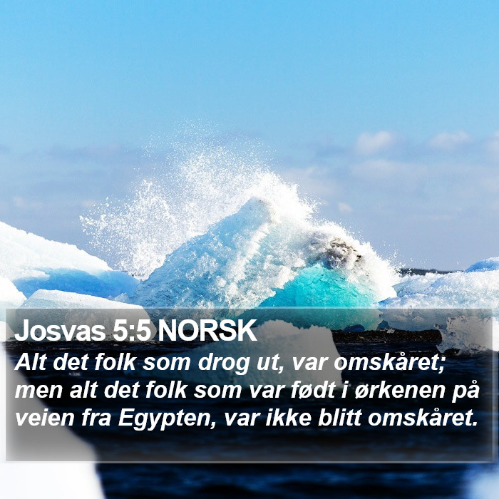 Josvas 5:5 NORSK Bible Study