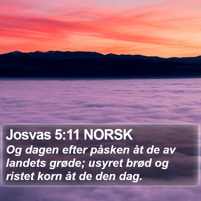 Josvas 5:11 NORSK Bible Study