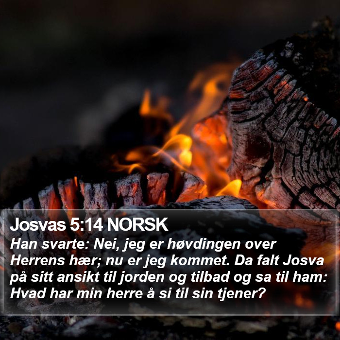 Josvas 5:14 NORSK Bible Study