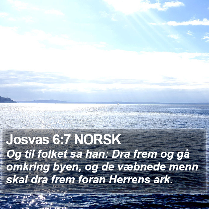 Josvas 6:7 NORSK Bible Study