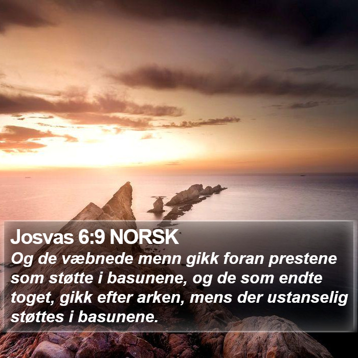 Josvas 6:9 NORSK Bible Study