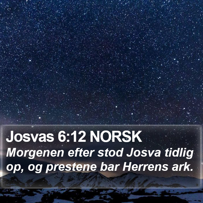 Josvas 6:12 NORSK Bible Study