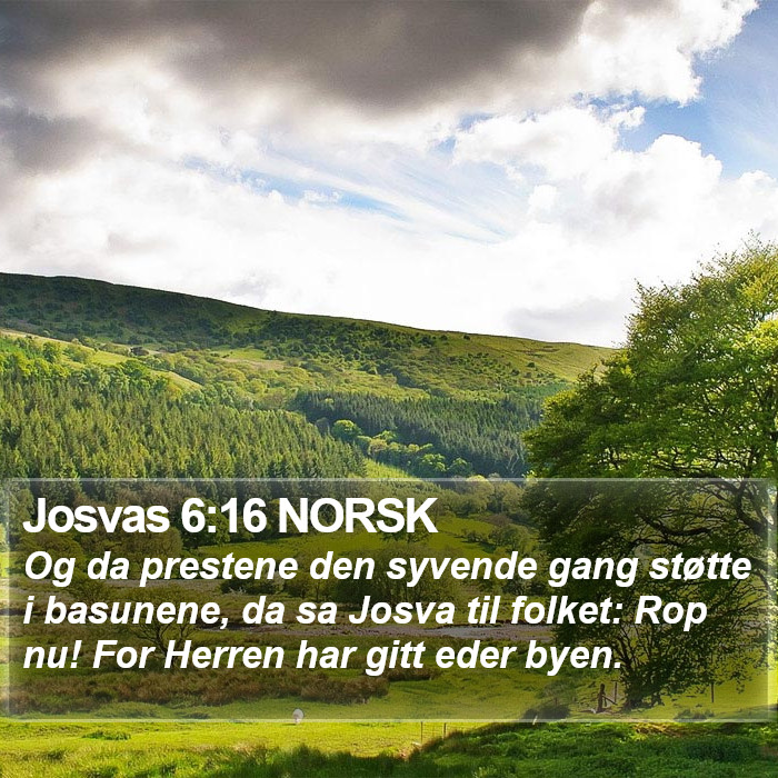 Josvas 6:16 NORSK Bible Study