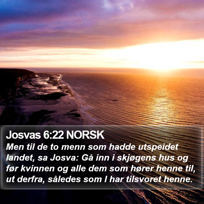 Josvas 6:22 NORSK Bible Study