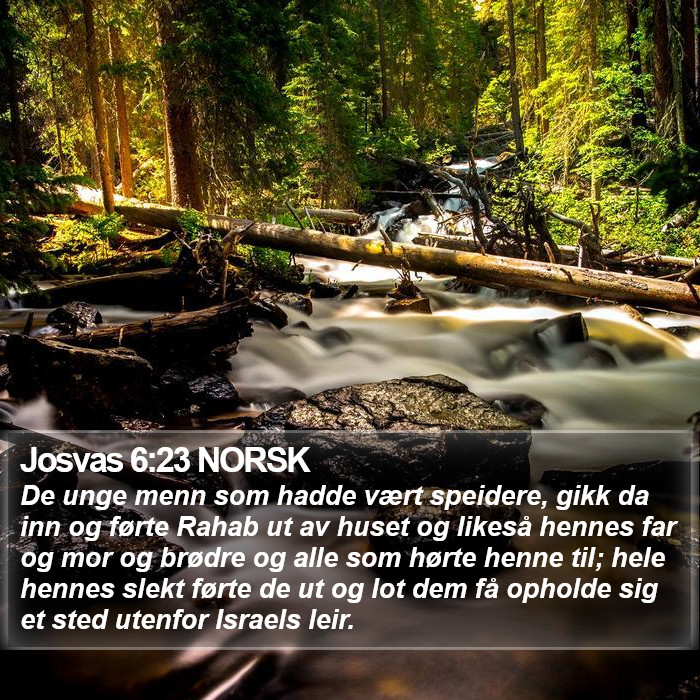 Josvas 6:23 NORSK Bible Study