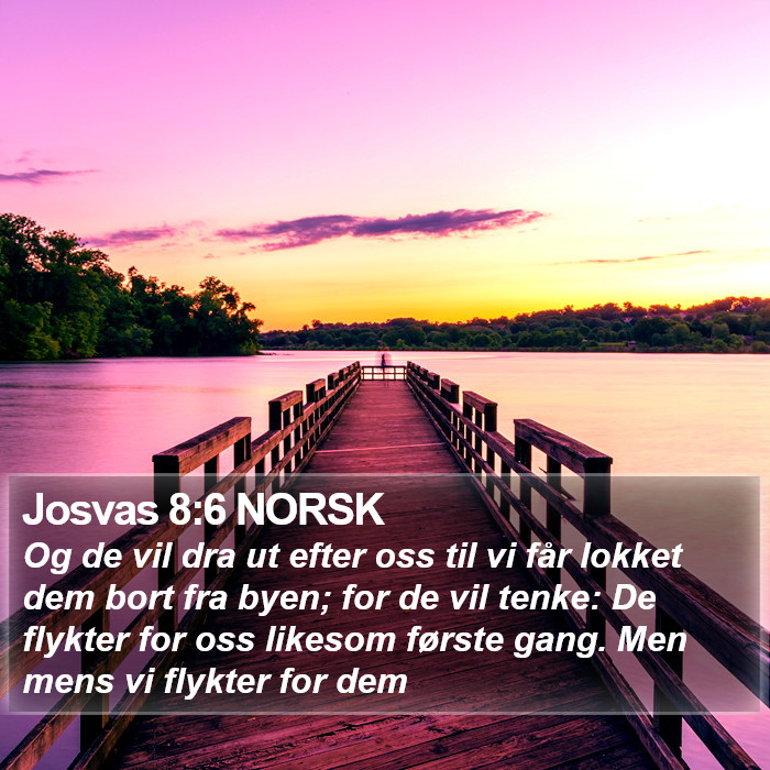 Josvas 8:6 NORSK Bible Study