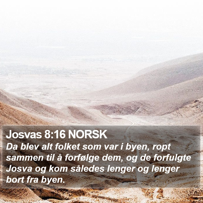 Josvas 8:16 NORSK Bible Study