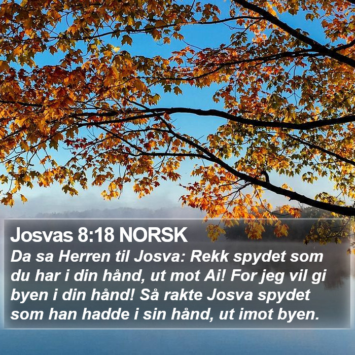 Josvas 8:18 NORSK Bible Study