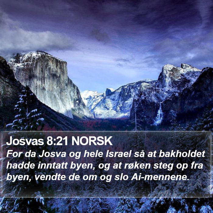 Josvas 8:21 NORSK Bible Study