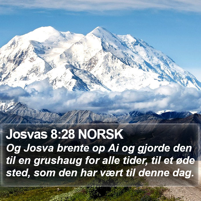 Josvas 8:28 NORSK Bible Study