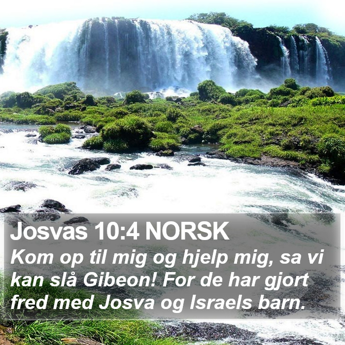 Josvas 10:4 NORSK Bible Study