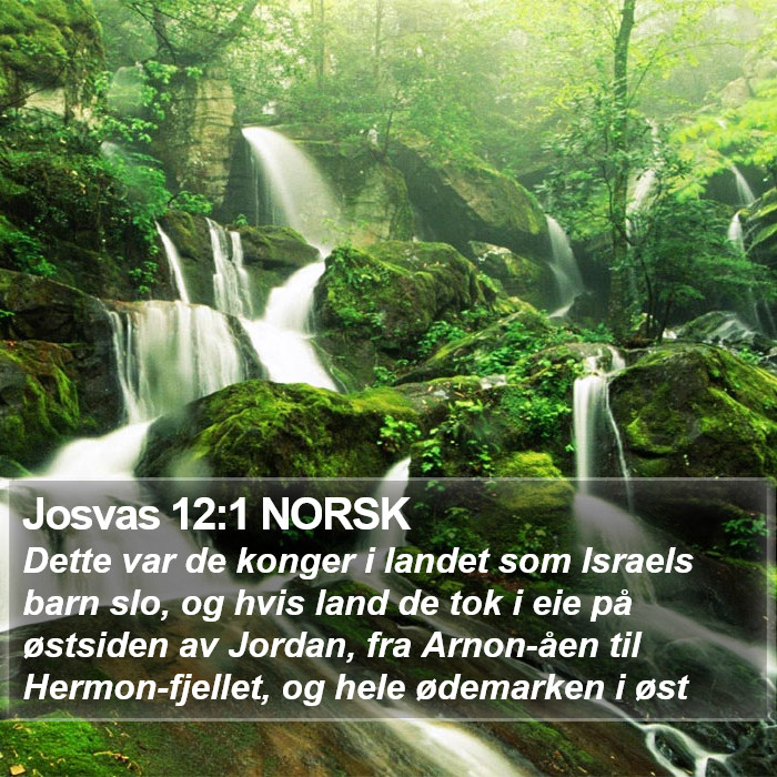 Josvas 12:1 NORSK Bible Study