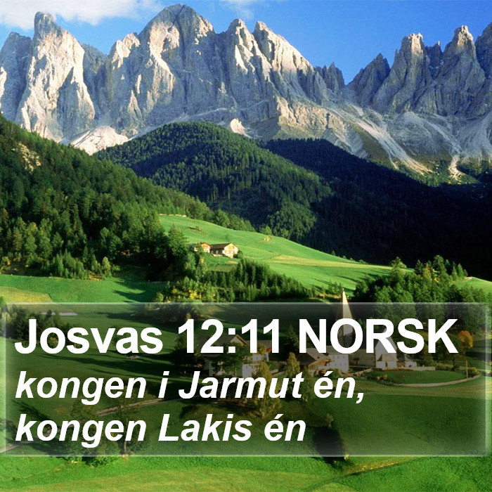 Josvas 12:11 NORSK Bible Study