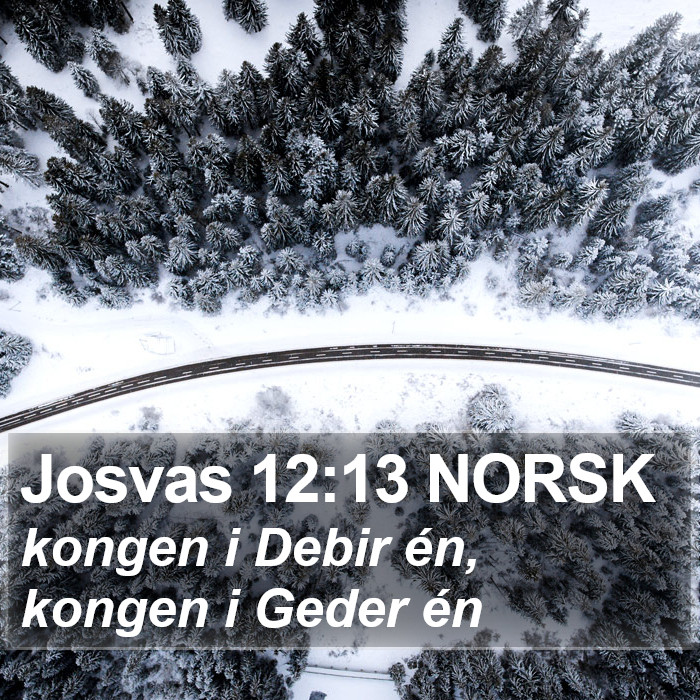 Josvas 12:13 NORSK Bible Study