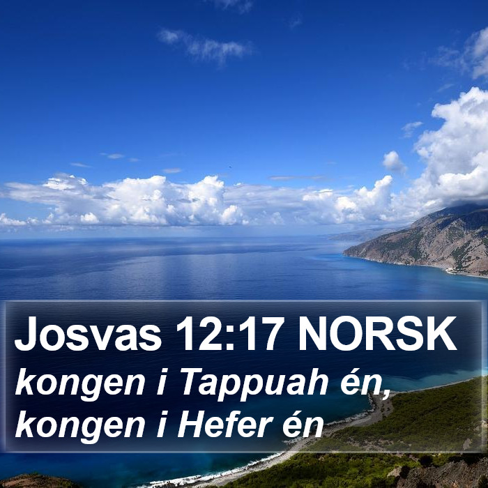 Josvas 12:17 NORSK Bible Study