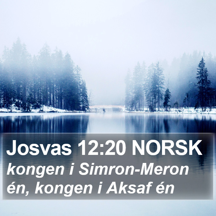 Josvas 12:20 NORSK Bible Study