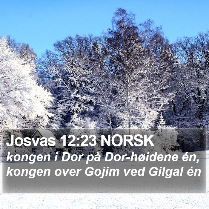 Josvas 12:23 NORSK Bible Study