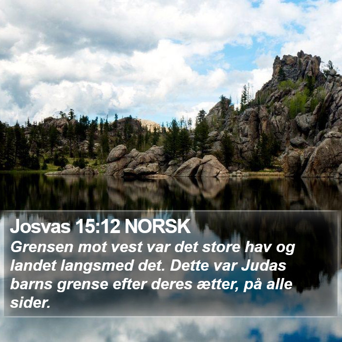 Josvas 15:12 NORSK Bible Study