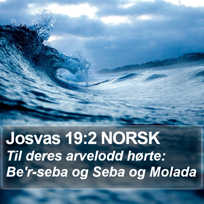 Josvas 19:2 NORSK Bible Study