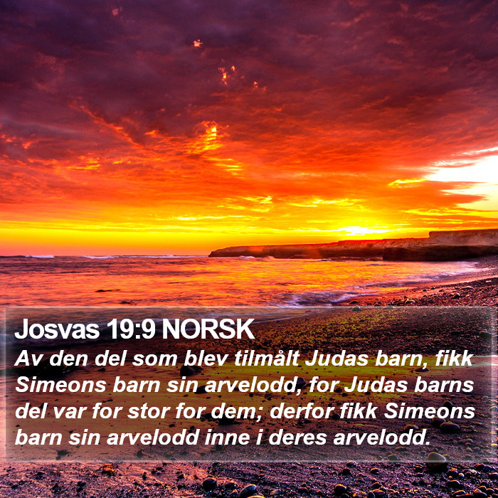 Josvas 19:9 NORSK Bible Study