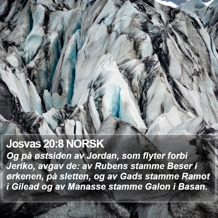 Josvas 20:8 NORSK Bible Study