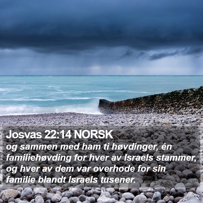 Josvas 22:14 NORSK Bible Study