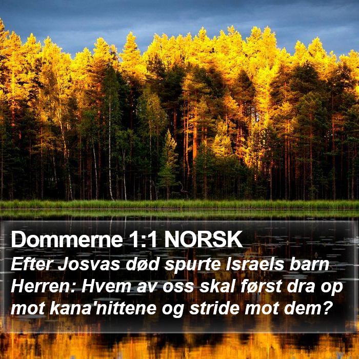 Dommerne 1:1 NORSK Bible Study