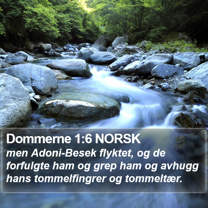 Dommerne 1:6 NORSK Bible Study