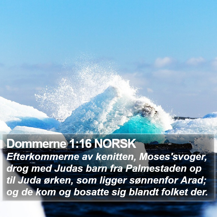 Dommerne 1:16 NORSK Bible Study