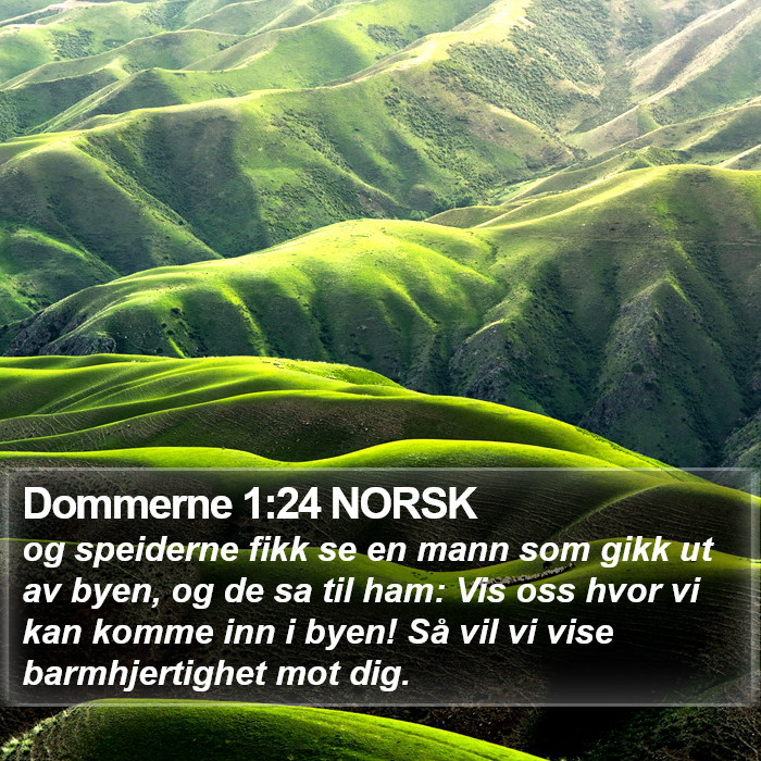 Dommerne 1:24 NORSK Bible Study