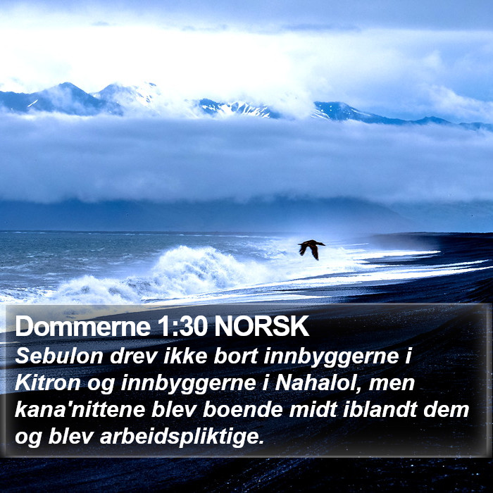 Dommerne 1:30 NORSK Bible Study