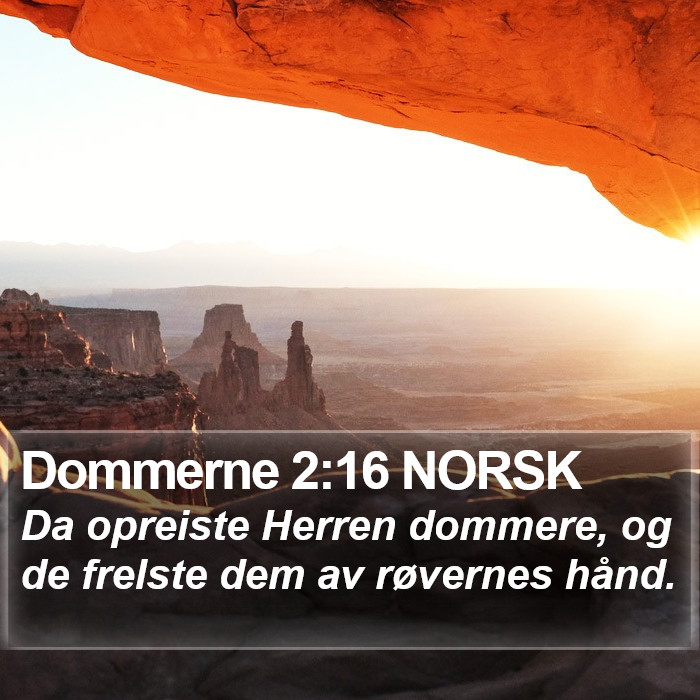 Dommerne 2:16 NORSK Bible Study