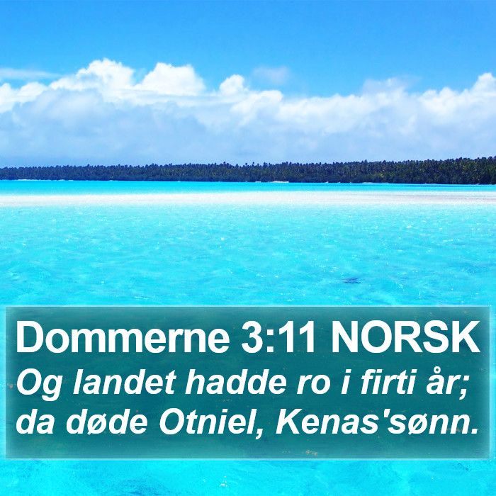 Dommerne 3:11 NORSK Bible Study