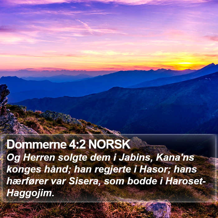 Dommerne 4:2 NORSK Bible Study