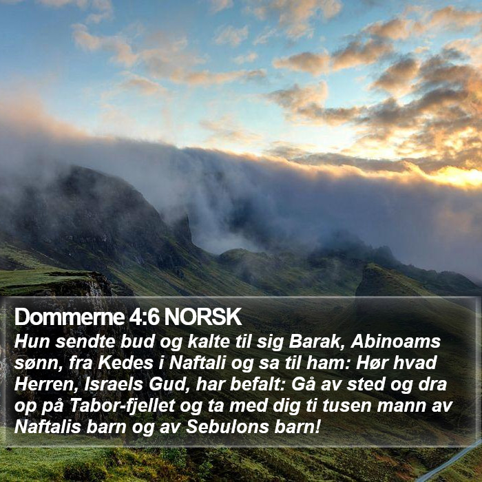 Dommerne 4:6 NORSK Bible Study