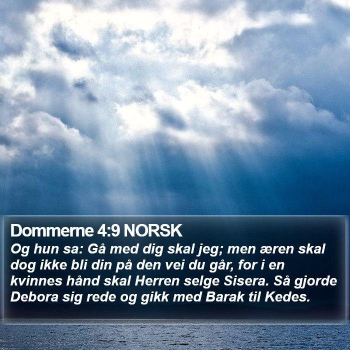 Dommerne 4:9 NORSK Bible Study