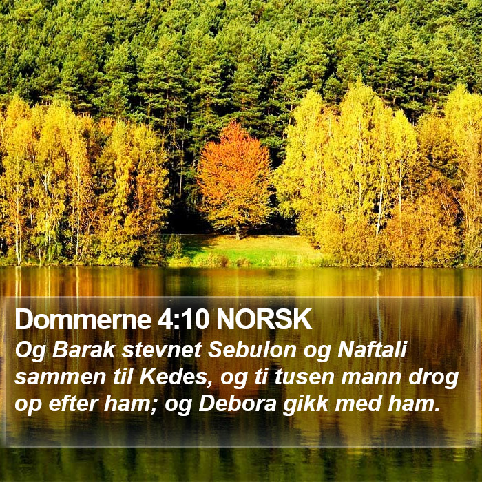 Dommerne 4:10 NORSK Bible Study