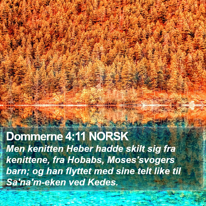 Dommerne 4:11 NORSK Bible Study