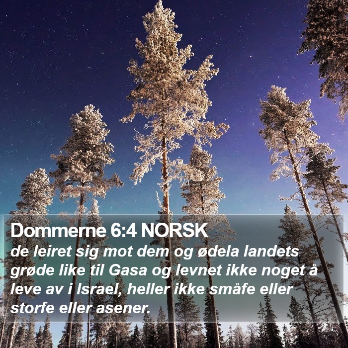 Dommerne 6:4 NORSK Bible Study