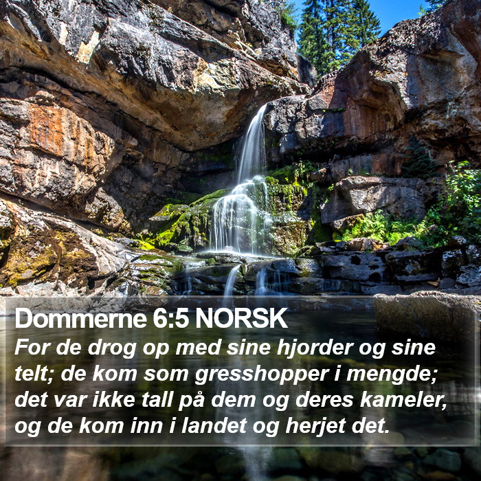 Dommerne 6:5 NORSK Bible Study