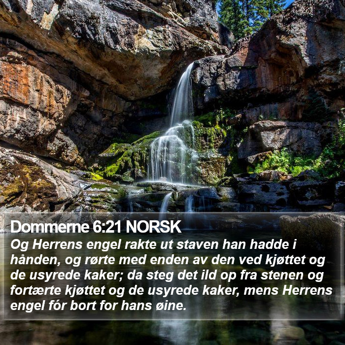 Dommerne 6:21 NORSK Bible Study