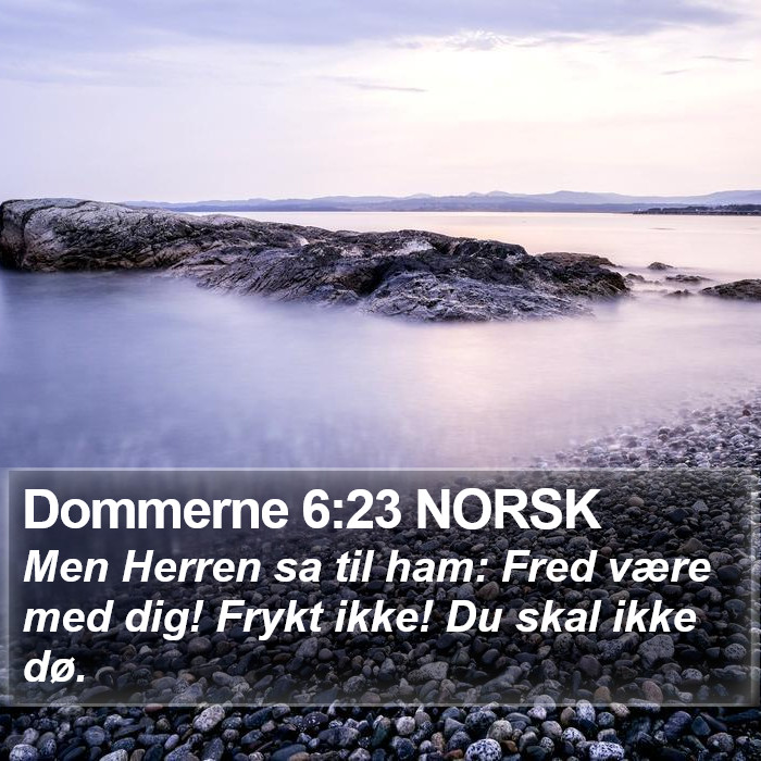 Dommerne 6:23 NORSK Bible Study