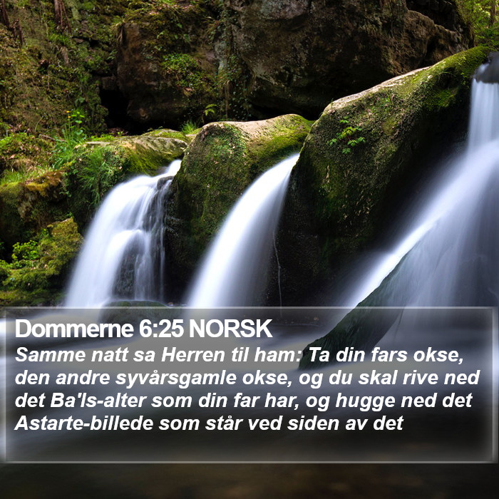 Dommerne 6:25 NORSK Bible Study